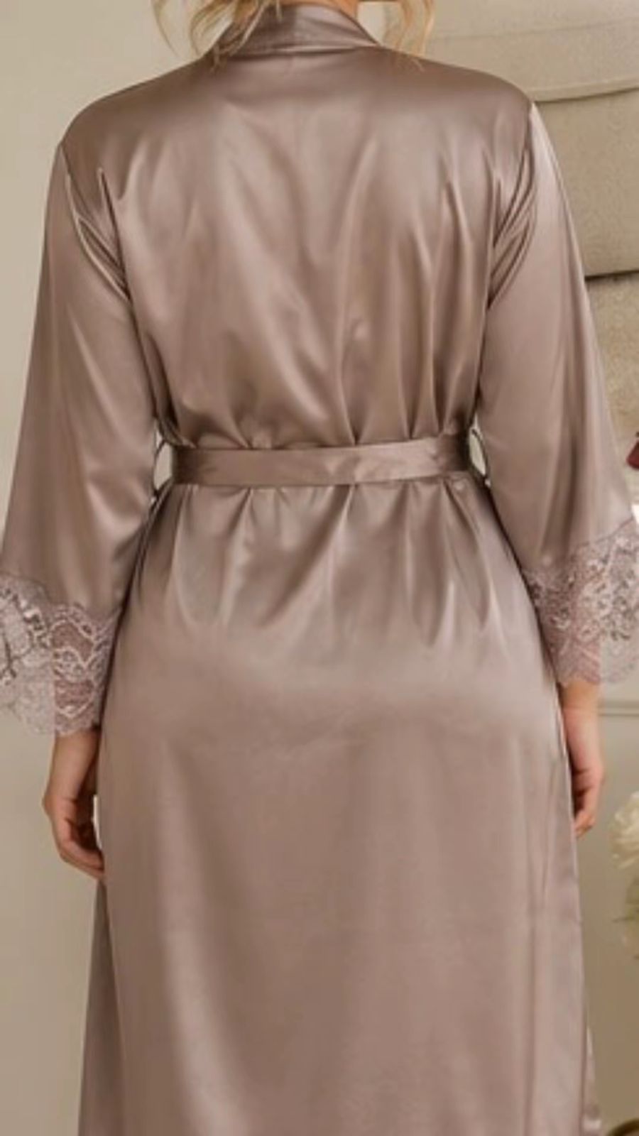 Luxury Satin Pajamas Set with Robe – MALISS COLLECTION